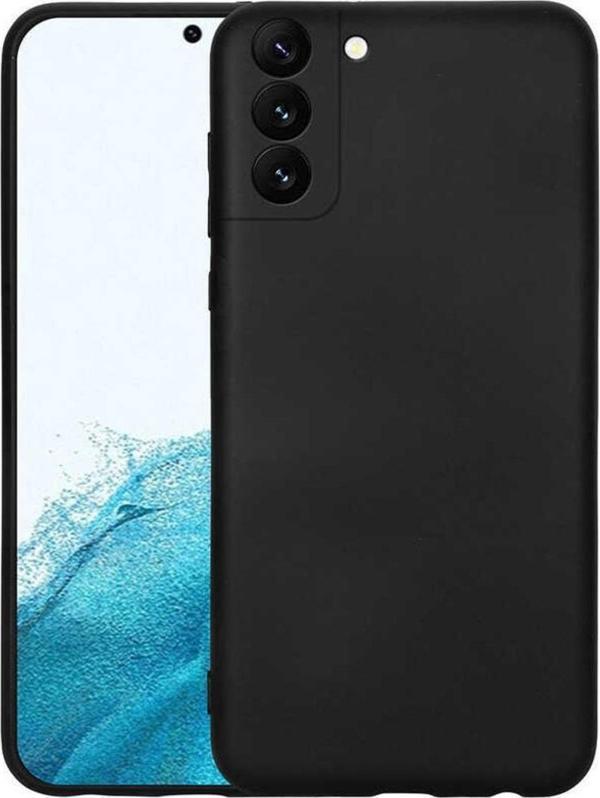 Coverzone Galaxy S22 Plus Ile Uyumlu Kılıf Mara Silky Termoplastik Kılıf Siyah - Image 1