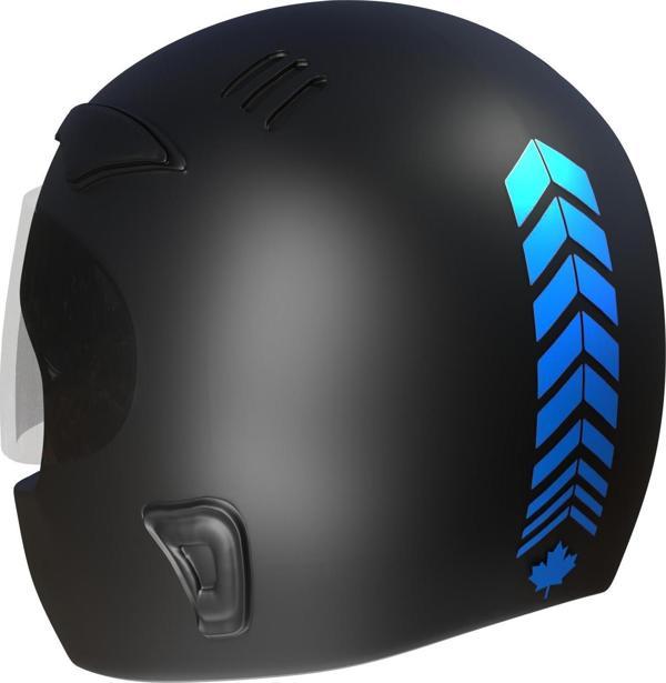 2 Adet Sport Kask, Araba Ayna Azur Mavi Kask Sticker Çınar Extreme  - Image 1