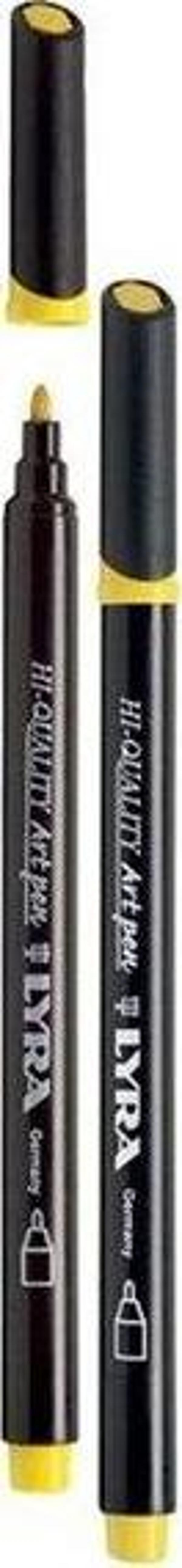 Lyra Hi Quality Art Pen Çizim ve Boyama Kalemi Limon Sarısı - Image 1