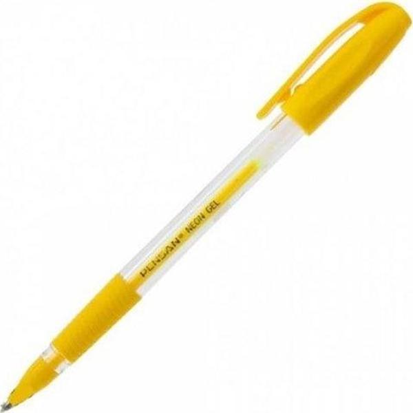 Pensan Neon Jel Kalem 1.0 mm Sarı PE02229JKSA - Image 1