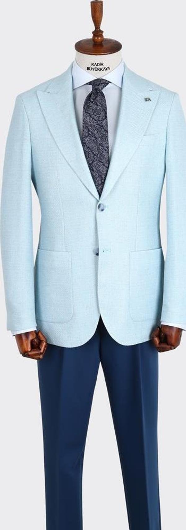 Kırlangıç Yaka Erkek Ceket-KAX5103S - Image 1