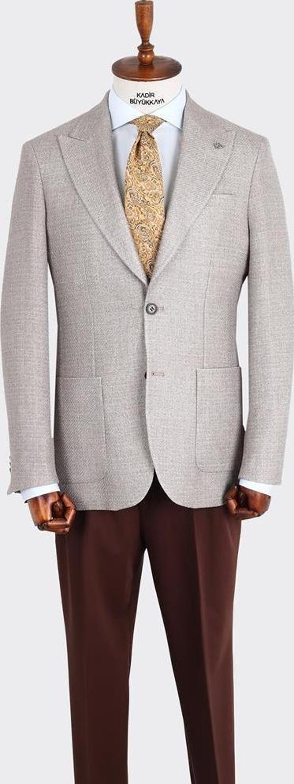 Kırlangıç Yaka Erkek Ceket-KAX5103S - Image 1