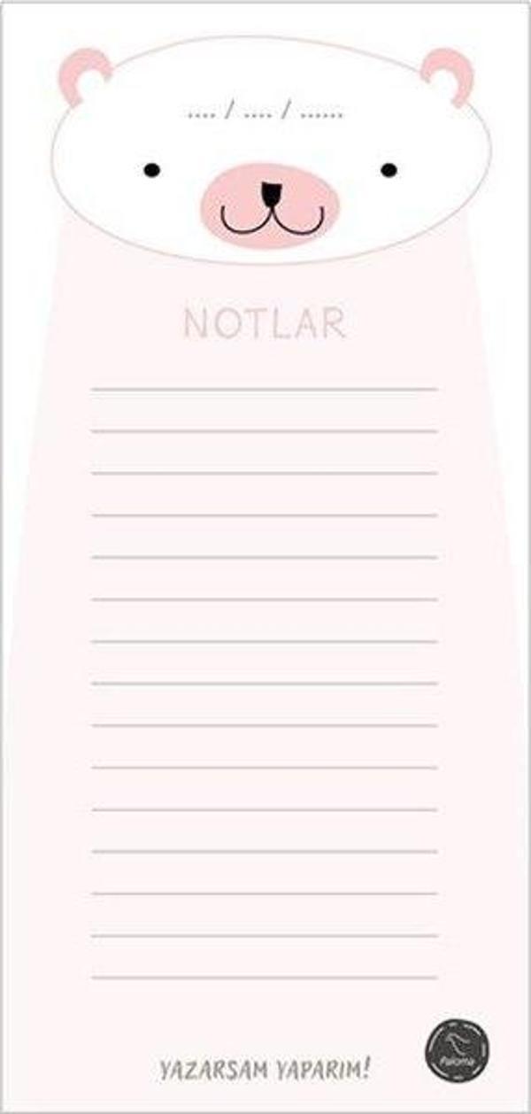 Paloma Ayıcıklı Notlar Bloknot - Image 1