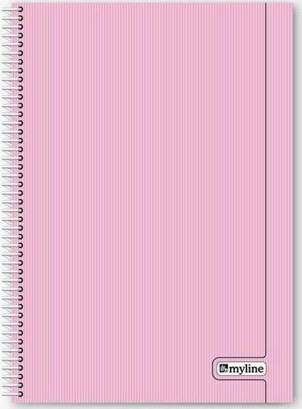 Myline Nova A4 Plastik Kapak 60 Yaprak Çizgili Defter - Image 1