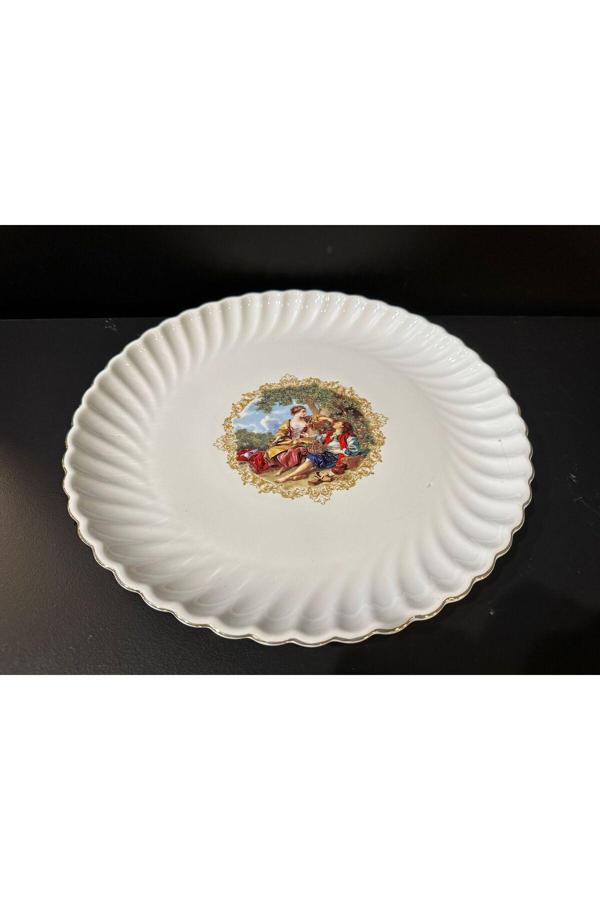 Roy King Lemoges Carmen Yuvarlak Sunum Tabak 30*30*3 Cm - Image 1