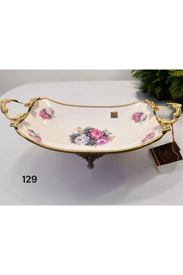 Roy King Antique Dikd.Sunum Tabak 43*21*14 Cm - Image 1