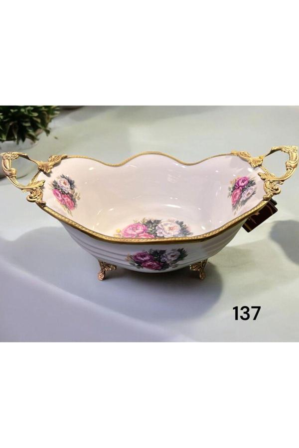 Roy King Antique Dalgalı Oval Derin 32*18*16 Cm - Image 1