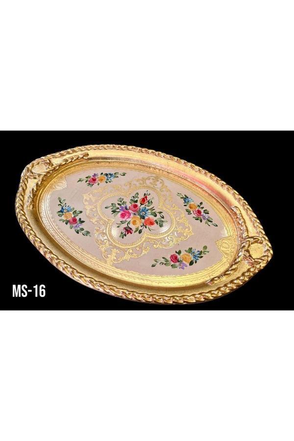 Roy King Ması Ms16 51*35 Oval Tepsi Ivory - Image 1