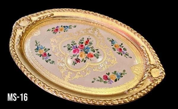 Roy King Ması Ms16 51*35 Oval Tepsi Ivory - Image 1