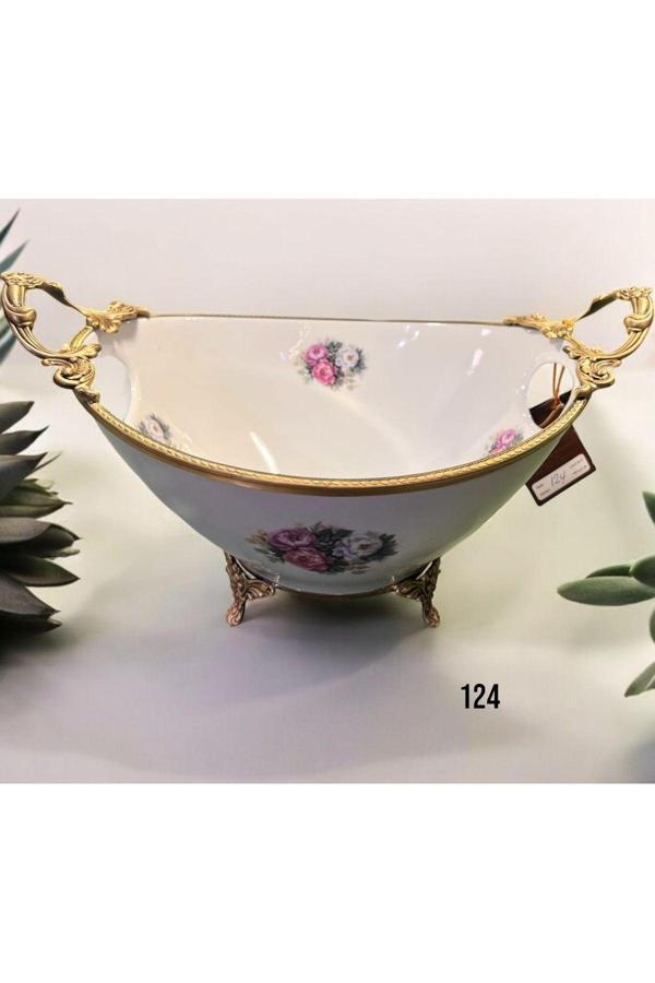 Roy King Antique Oval Salata Kase 36*25*21 Cm - Image 1