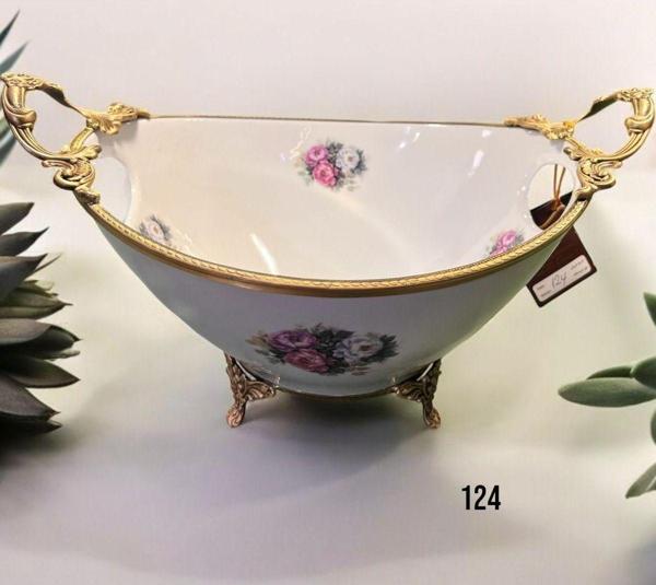 Roy King Antique Oval Salata Kase 36*25*21 Cm - Image 1