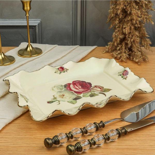 Roy King Rose Dikd.Sunum Tabak 31 Cm - Image 1