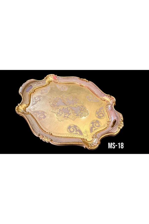 Roy King Ması Ms18 51*39 Oval Tepsi Ivory - Image 1