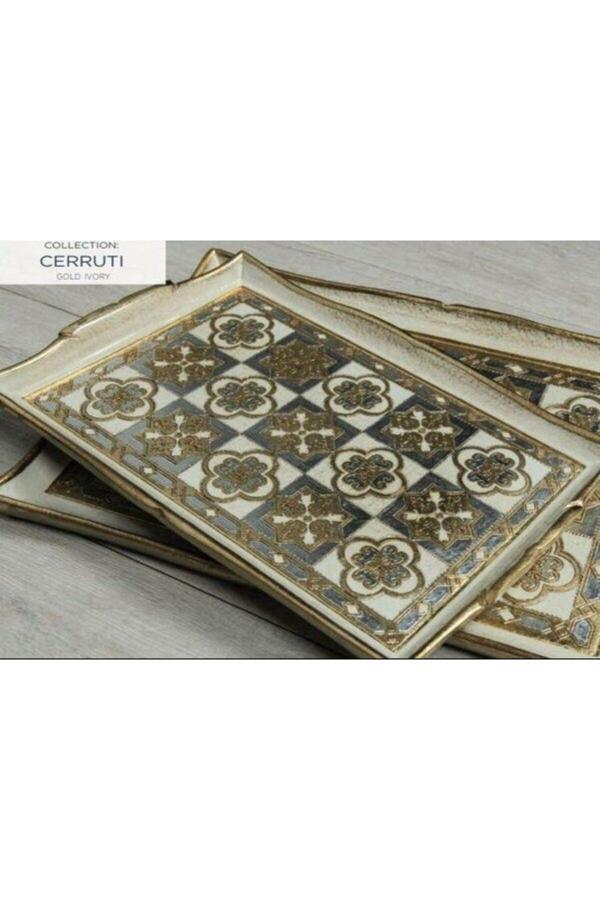 Roy King Sezzatını Vl-40 Oro Nero Tepsi 53*37 Cm - Image 1