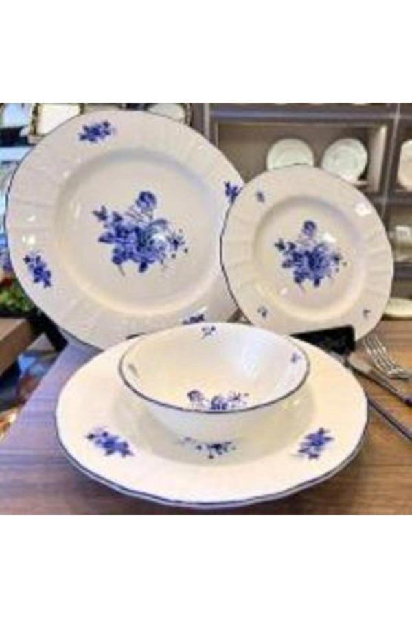Roy King Roy Kıng Blue Garden 62 Prç. Yemek Takımı - Image 1