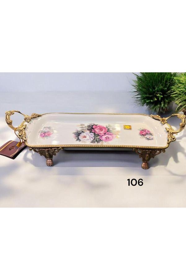Roy King Antique Dikd.Sunum Tabak 39*14*8 Cm - Image 1