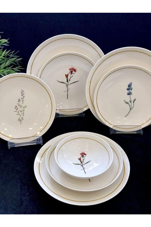 Roy King Royking Lavander All Design 24 Parça Yemek Takımı Lvn 001 - Image 1