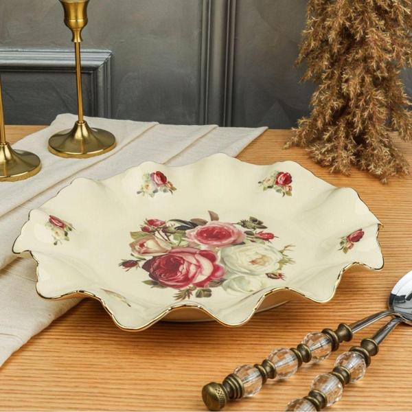 Roy King Rose Yuv.Sunum Tabak 31 Cm - Image 1