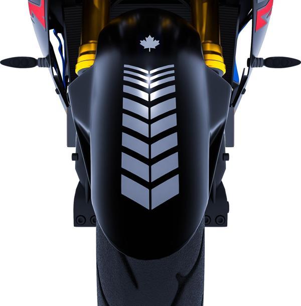 2 Adet Sport Motosiklet Çamurluk Taş Grisi Kask Sticker Çınar Extreme  - Image 1