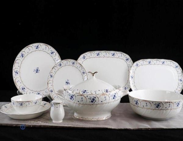 Roy King Queen Blue 58 Prç Yemek Takımı - Image 1