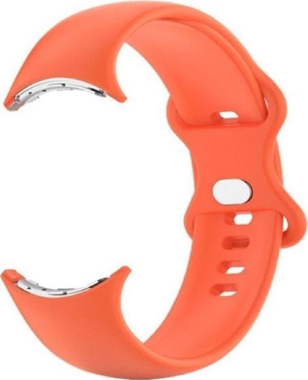 Coverzone Google Pixel Watch Ile Uyumlu Kordon Esnek Silikon Malzeme Suya Karşı Dirençli Lissome Silikon Kayış - Image 1