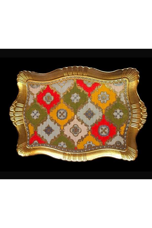 Roy King Sezzatını Vl-69 Medıum Carded Dikdörtgen Tepsi 48*34 Cm - Image 1