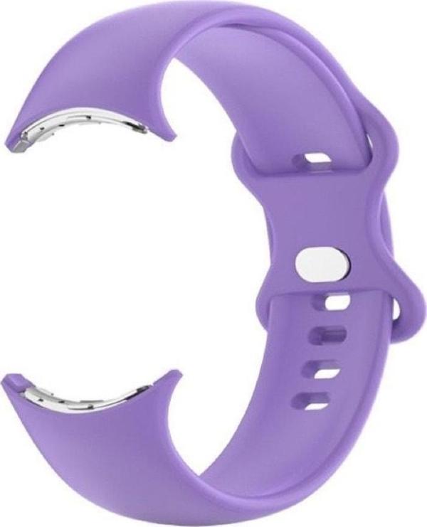 Coverzone Google Pixel Watch Ile Uyumlu Kordon Esnek Silikon Malzeme Suya Karşı Dirençli Lissome Silikon Kayış - Image 1