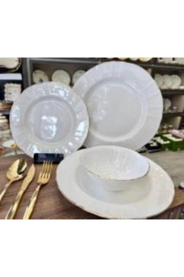 Roy King Pure Gold 62 Prç. Yemek Takımı - Image 1