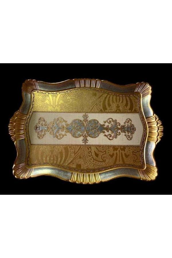 Roy King Sezzatını Vl-80 Medıum Carded Dikdörtgen Tepsi 48*34 Cm - Image 1