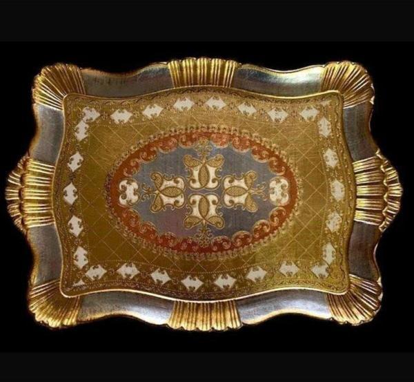 Roy King Sezzatini Vl-84 Medıum Carded Dikdörtgen Tepsi 48*34 Cm - Image 1