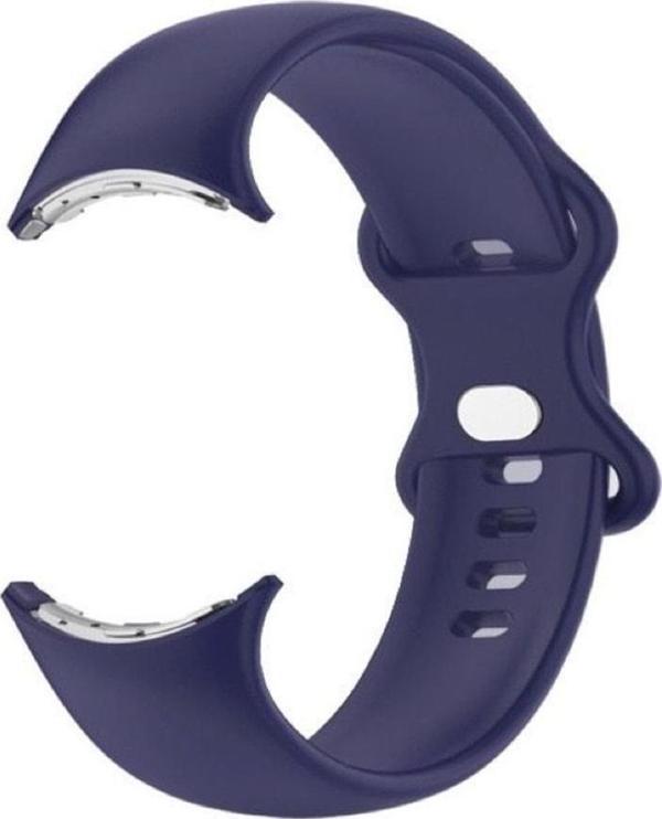 Coverzone Google Pixel Watch Ile Uyumlu Kordon Esnek Silikon Malzeme Suya Karşı Dirençli Lissome Silikon Kayış - Image 1