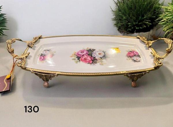 Roy King Antique Dikd.Sunum Tabak 36*15*8 - Image 1