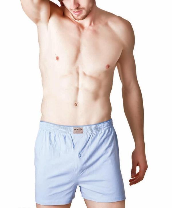 6 Adet Dono Erkek Büyük Beden Düz Renk Pamuklu Penye Boxer 1111 - Image 1
