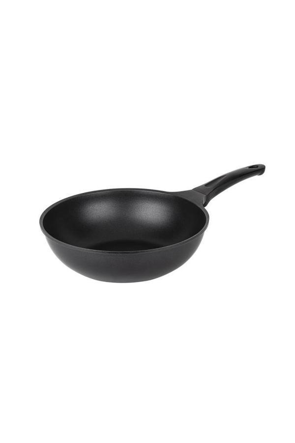 Tantitoni Siyah Döküm Yanmaz Yapışmaz Kaplamalı Wok Tava 28cm - Image 1
