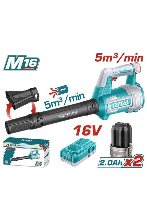 Total LI-ION ÇİFT AKÜLÜ 16V HAVA ÜFLEME MAKİNASI TABLI168082E Yüksek Kalite - Image 1