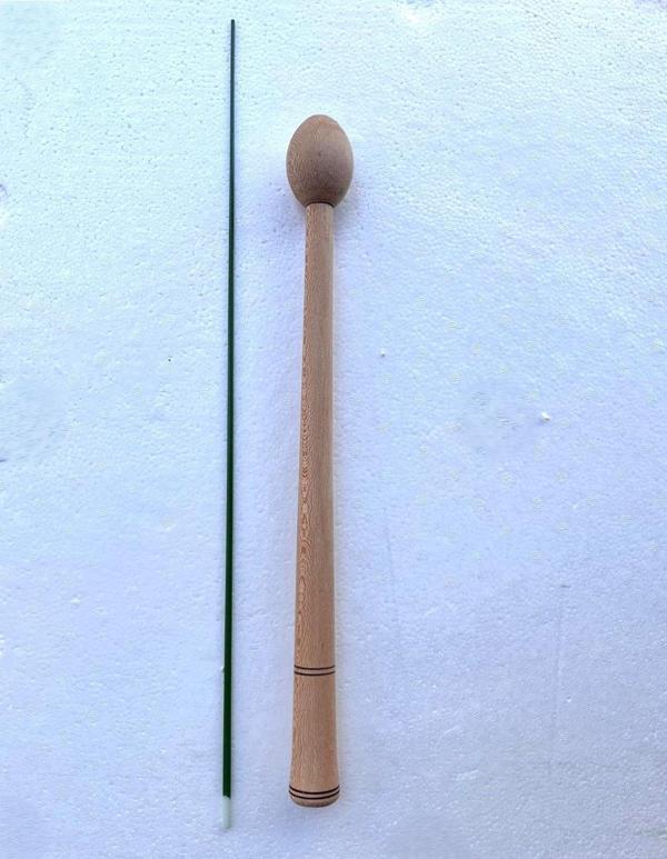DAVUL TOKMAĞI YUVARLAK + PLASTİK ÇİRPİ ÇUBUĞU SETİ - Image 1