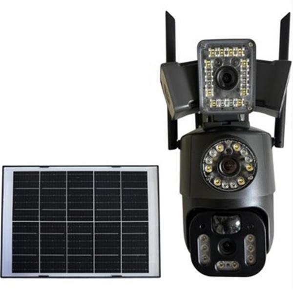 Okam O-KAM 3918 4G 6MP Dual Lens - Solar Panel - Sim Kart Destekli - PTZ Kamera - Image 1