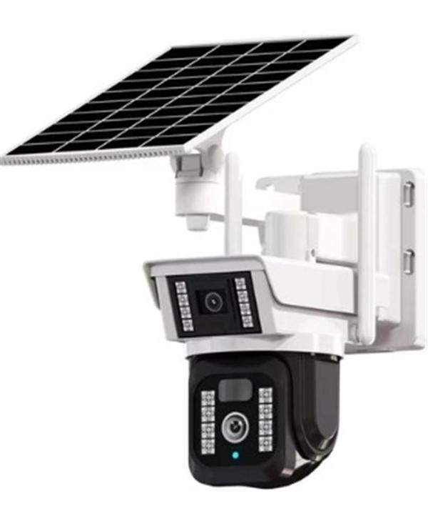 OKam O-KAM-3940 4G 6MP Dual Lens WIFI PTZ Solar Kamera - Image 1