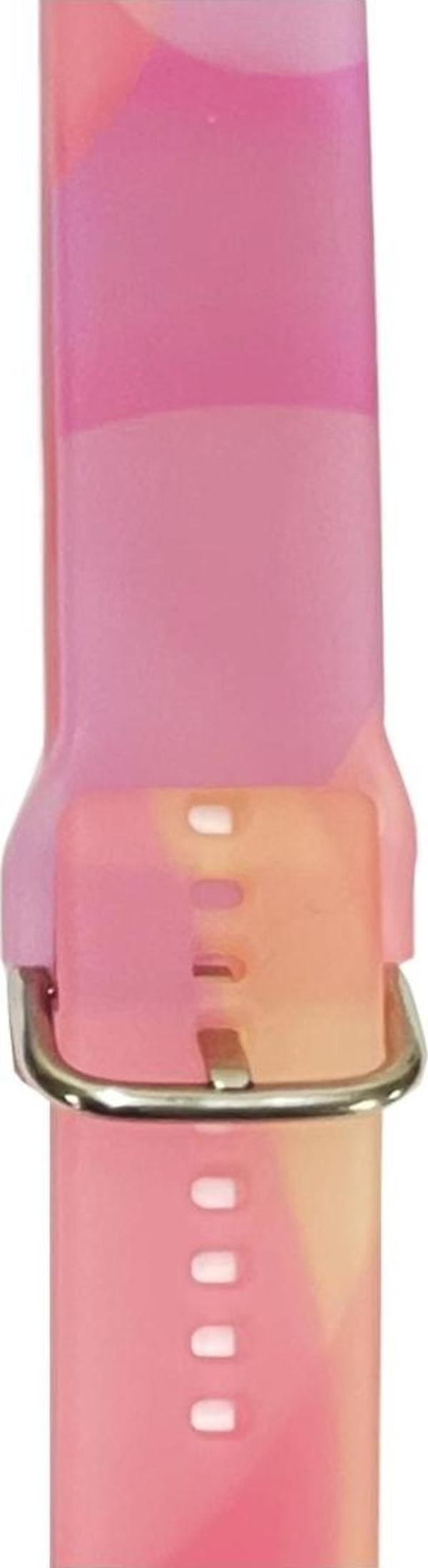 Coverzone Haylou Solar Ls05 22mm Ile Uyumlu Kayış Renkli Desenli Erstwhile Kordon Gum - Image 1