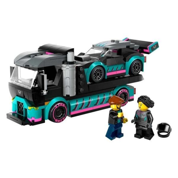 Nessiworld  City Yarış Arabası ve Araba Taşıyıcı Kamyon 60406 - Image 1