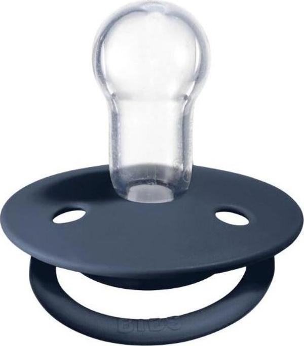 Nessiworld Bibs De Lux Silikon Emzik 0-36 Ay Steel Blue - Image 1