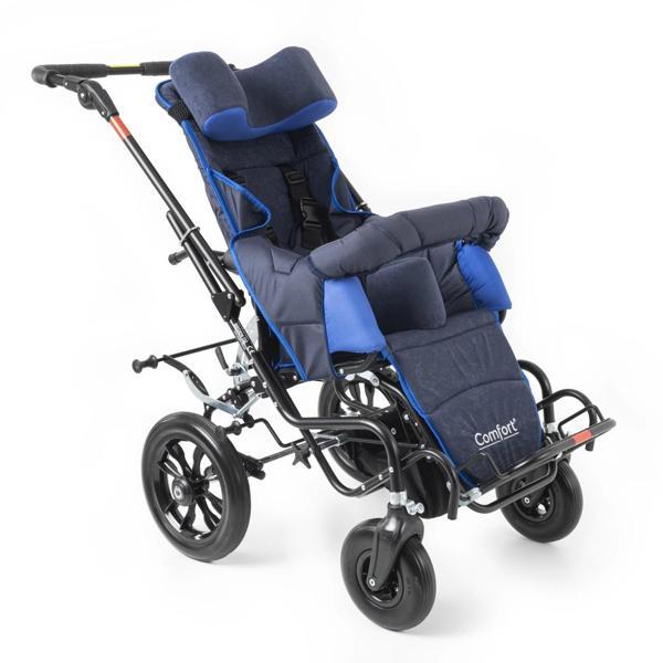 Comfort Plus Size 3 Engelli Çocuk Puseti | Katlanabilir Alüminyum Gövde, 5 Noktalı Emniyet Kemerli,  - Image 1