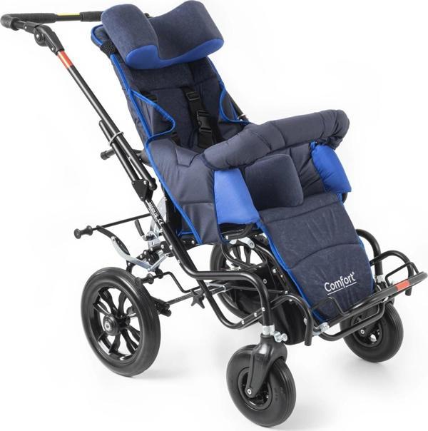 Comfort Plus Size 3 Engelli Çocuk Puseti | Katlanabilir Alüminyum Gövde, 5 Noktalı Emniyet Kemerli,  - Image 1