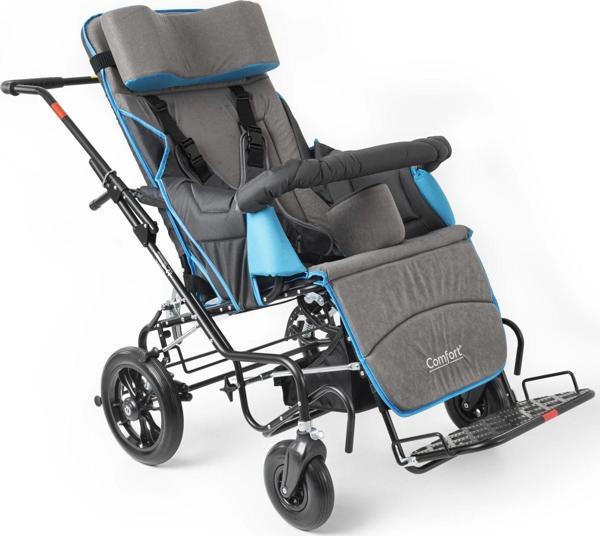 Comfort Plus Size 8 Engelli Yetişkin Puseti | Katlanabilir Alüminyum Gövde, 5 Noktalı Emniyet Kemerl - Image 1