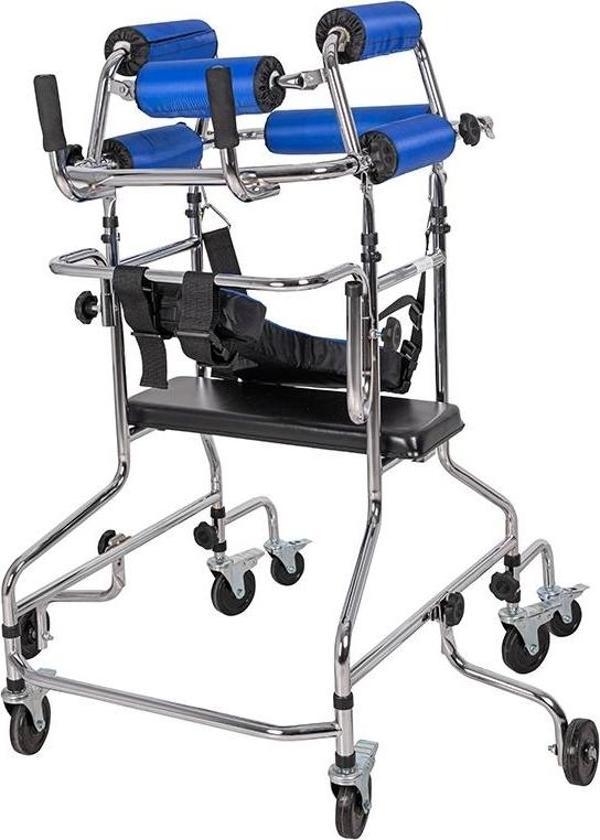 Loco Alüminyum Hemiplegia Rollator | Hemipleji Hastaları İçin Güvenli, Ergonomik, Katlanır, PR-900 - Image 1