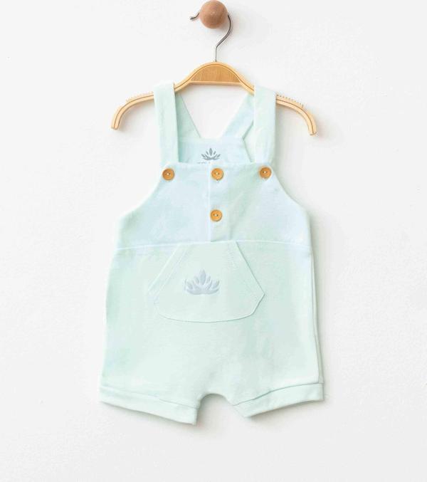 KANGURU CEPLİ SALOPET Mint Yeşili - Image 1