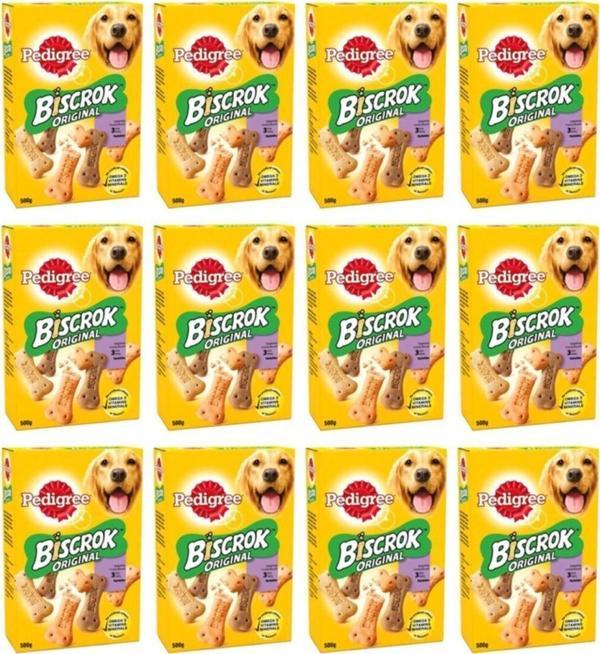 Pedıgree Bıscrock Köpek Ödülü - 500 Gr X 12 Adet - Image 1