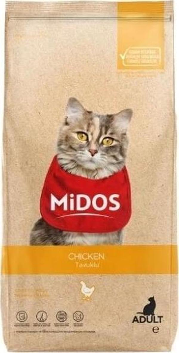 Midos Tavuklu Yetişkin Kedi Maması 2 Kg - Image 1