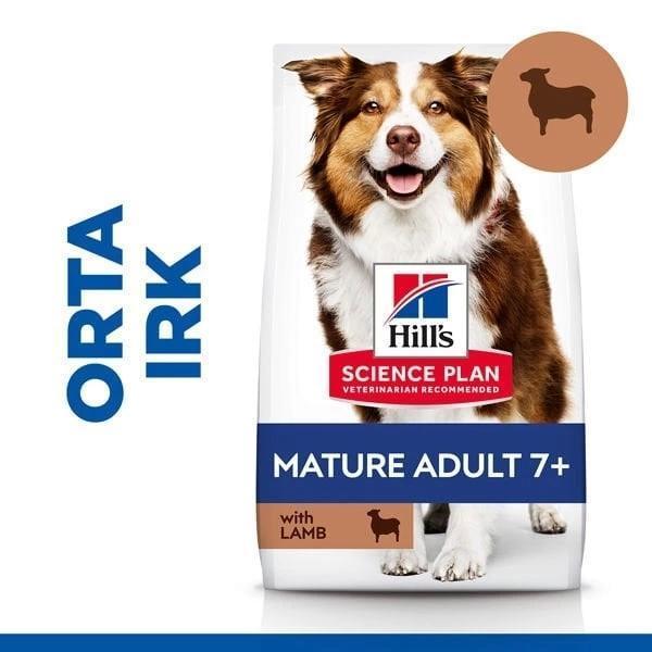 Hills Mature Senior +7 Medium Orta Irk Kuzu Etli Yaşlı Köpek Mamasi 2.5 Kg - Image 1