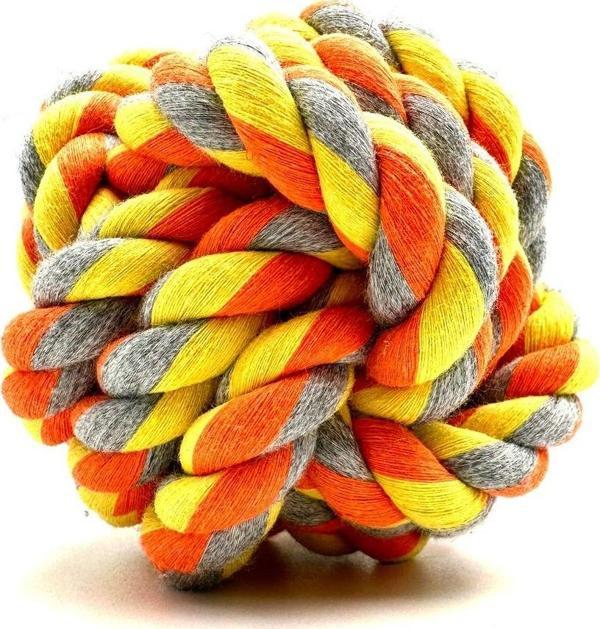 Tasma Market Büyük Boy Düğümlü Köpek Oyun Topu 9Cm - Image 1